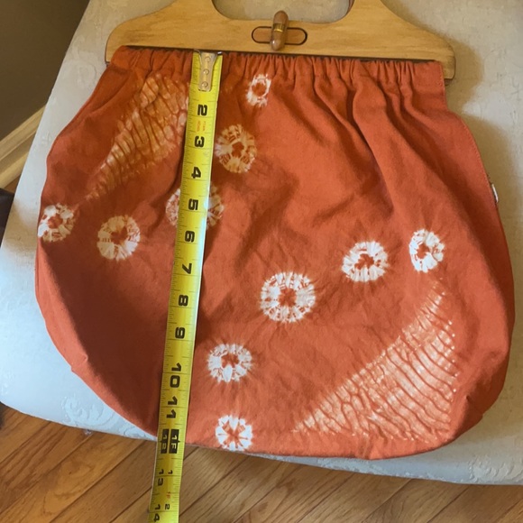 Unique Handcrafted tie dye cotton wooden handle - Picture 7 of 10